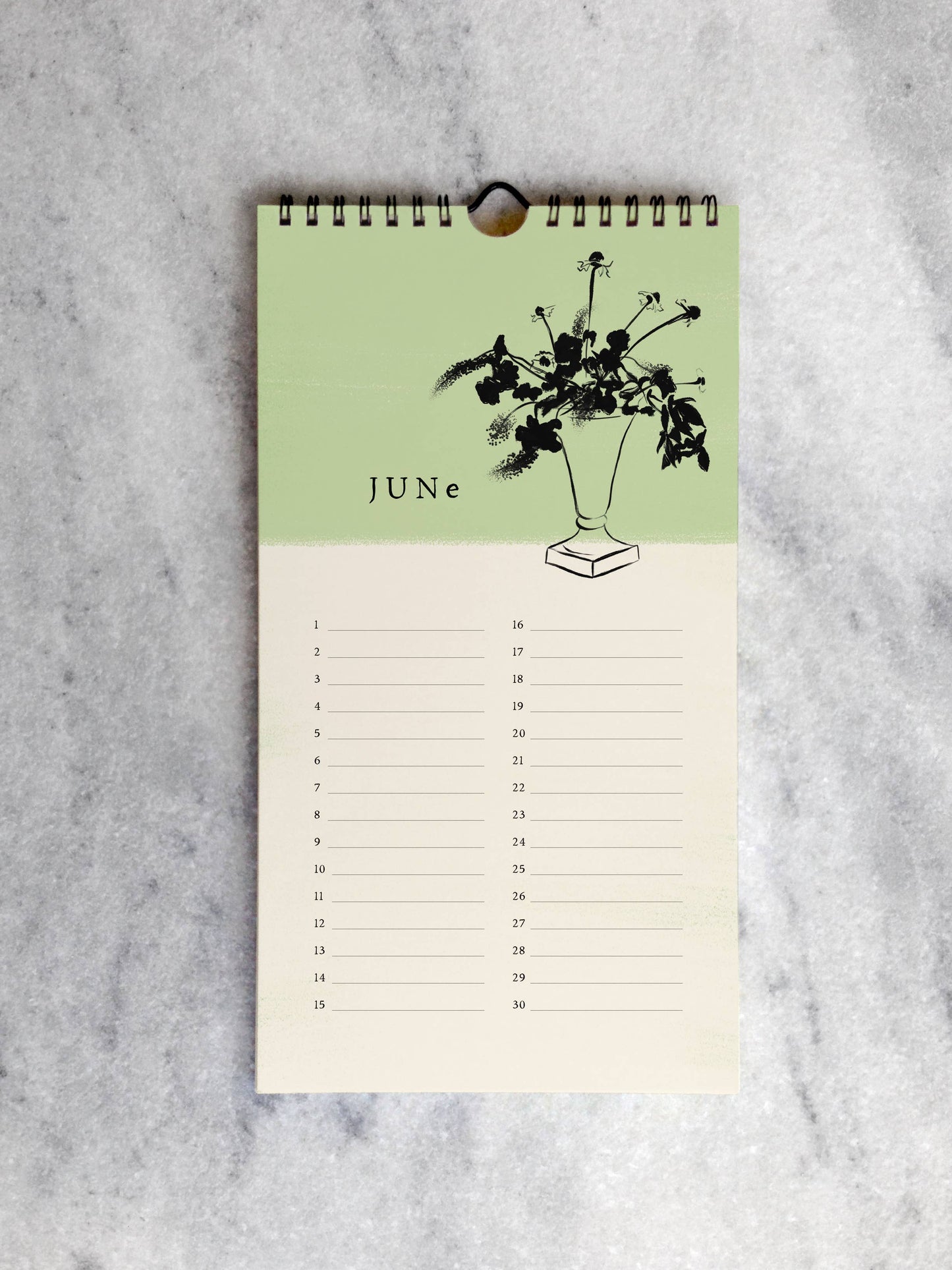 House Plants Celebration Calendar | Perpetual Calendar