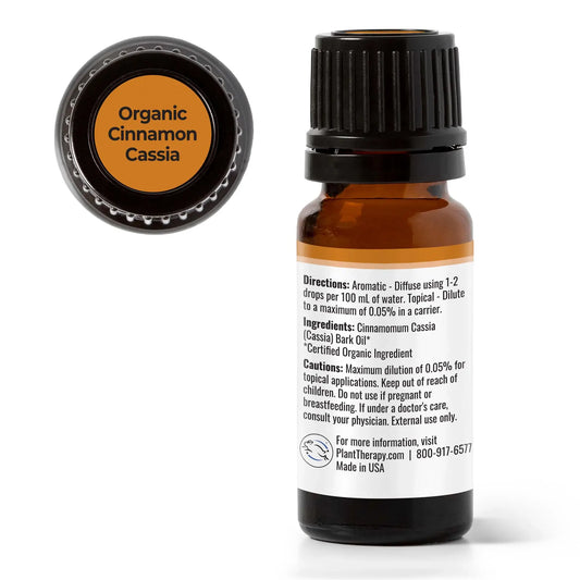 Organic Cinnamon Cassia Essential Oil 10mL