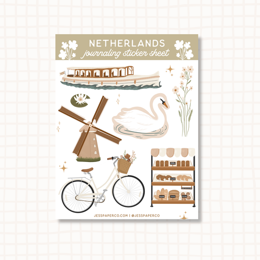 Netherlands Sticker Sheet