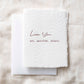 Love you No Matter What | Love Friend Greeting Card