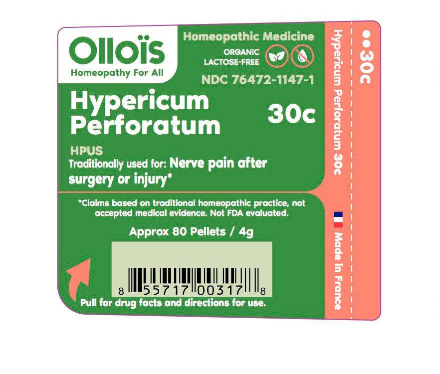 Olloïs Hypericum Perforatum 30C Vegan Organic kosher, 80ct