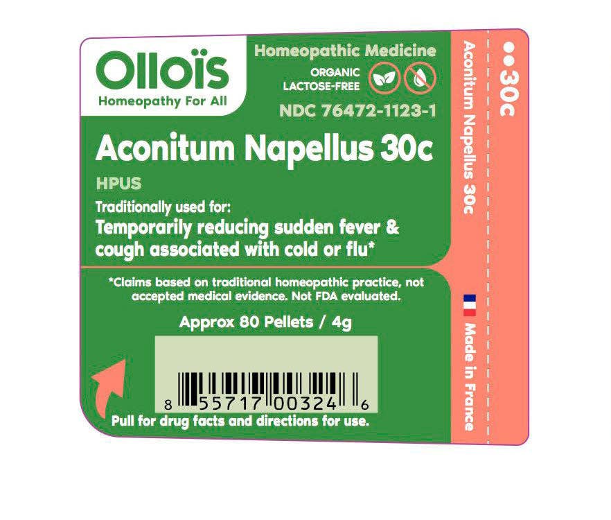 Olloïs Aconitum Napellus 30c Vegan Organic kosher, 80 ct