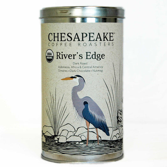 Chesapeake Coffee Roasters Organic Rivers Edge Whole Bean  12oz