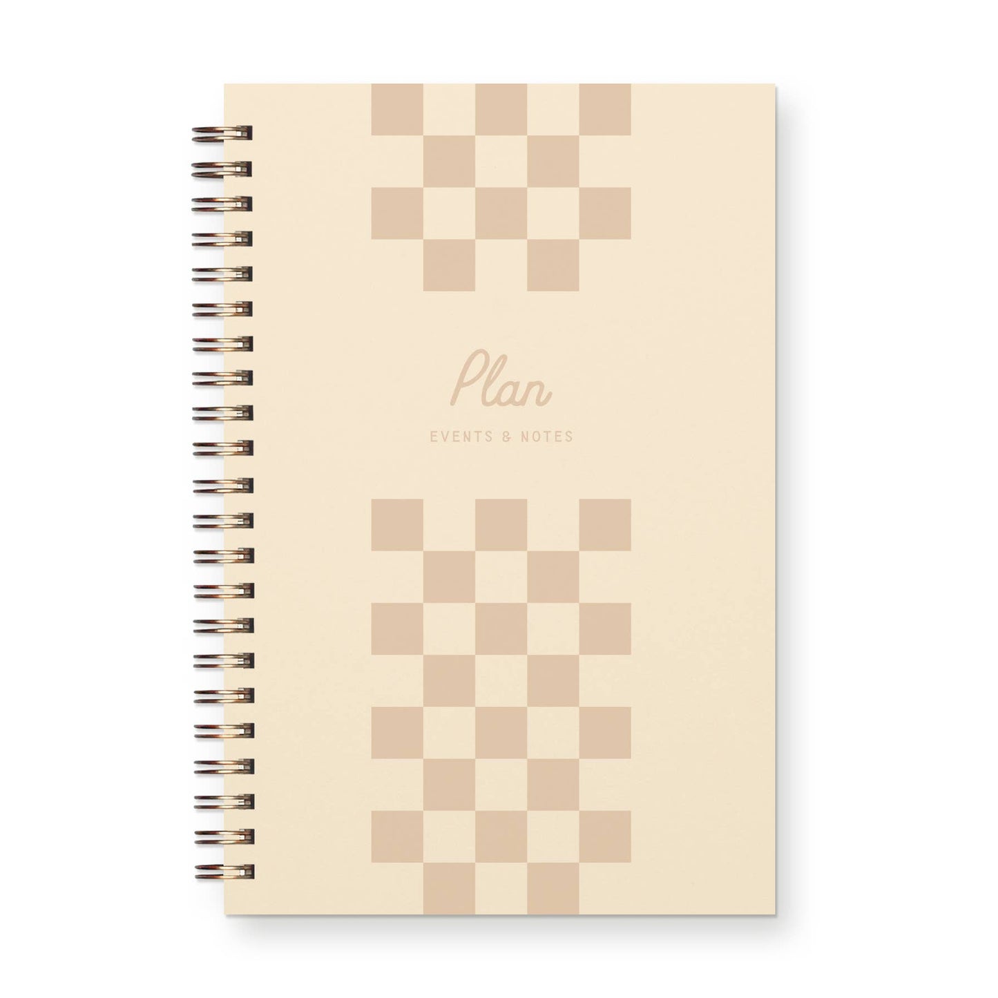 Checkerboard Undated Weekly Planner Journal