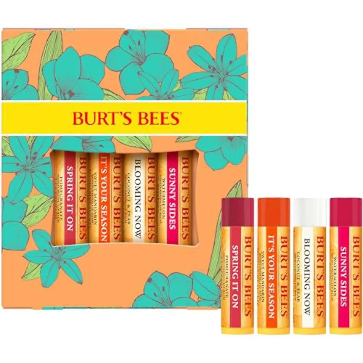 Just Picked Assorted Beeswax Lip Balm Gift Set, 4 Pack