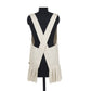 Manor Stripe Pinafore Apron - Taupe