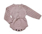 Zoya Cotton Sweater Romper Baby Outfit