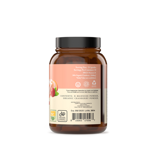 Organic D-Mannose & Cranberry Capsules