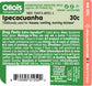 Olloïs Ipecacuanha 30c Organic & Lactose-Free Pellets, 80ct