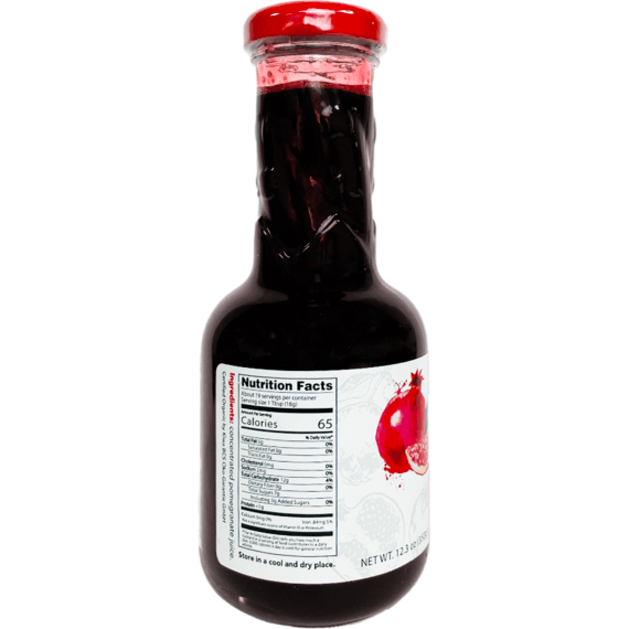 USDA Organic Pomegranate Syrup | Pomegranate Molasses | 12.3 oz |