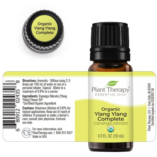 Organic Ylang Ylang Complete Essential Oil 10 mL