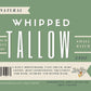 All Natural Whipped Tallow, 16oz, Odorless Grass fed Beef Tallow