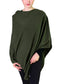 Women's Eco-Chic Poncho Sweater Knit Pullover (Organic)
