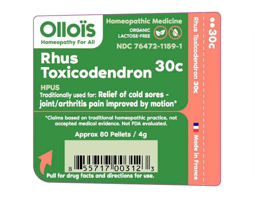 Olloïs Rhus Toxicodendron 30C Vegan Organic, 80 Pellets