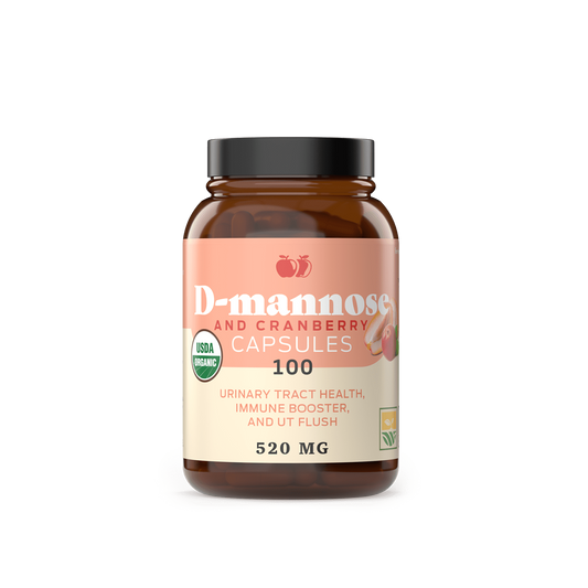 Organic D-Mannose & Cranberry Capsules