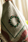 Wreath Hand-Stitched Tea Towel Set