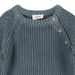 Classic Chunky Knit Baby Pullover Sweater (Organic Cotton)