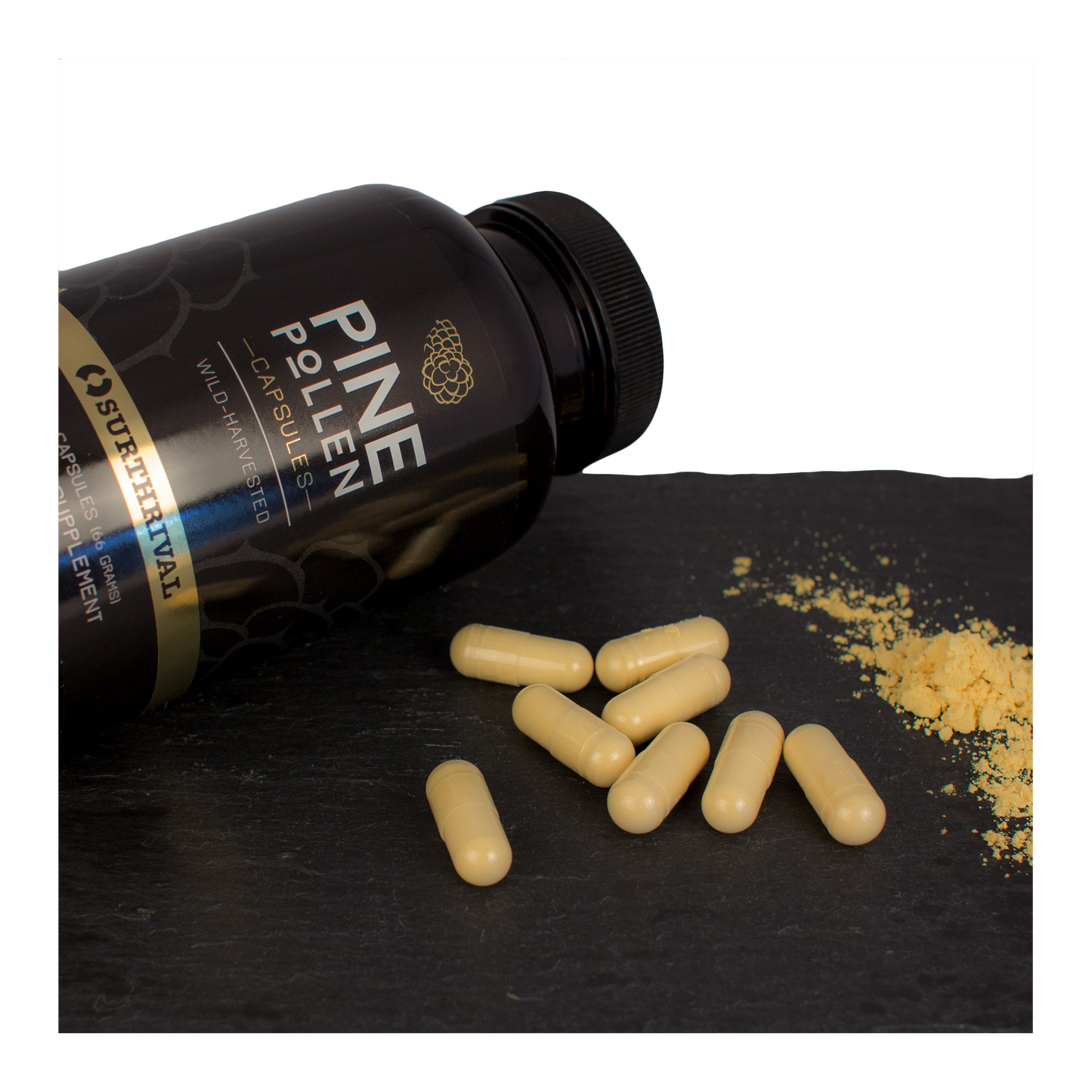 Pine Pollen Powder & Capsules