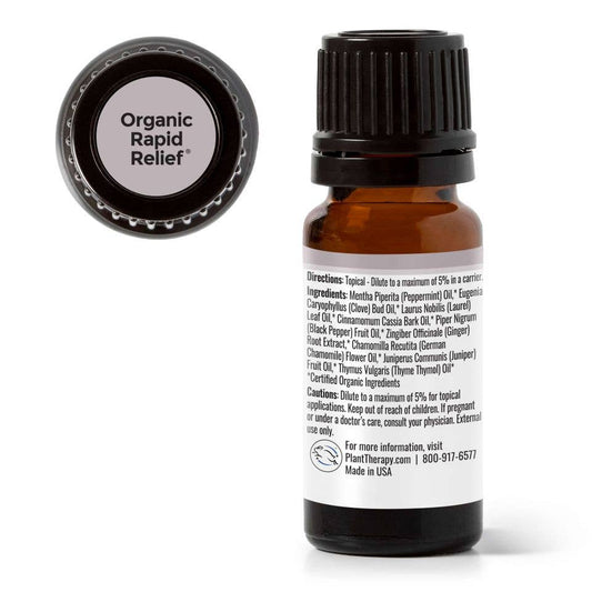 Organic Rapid Relief Essential Oil Blend 10 mL