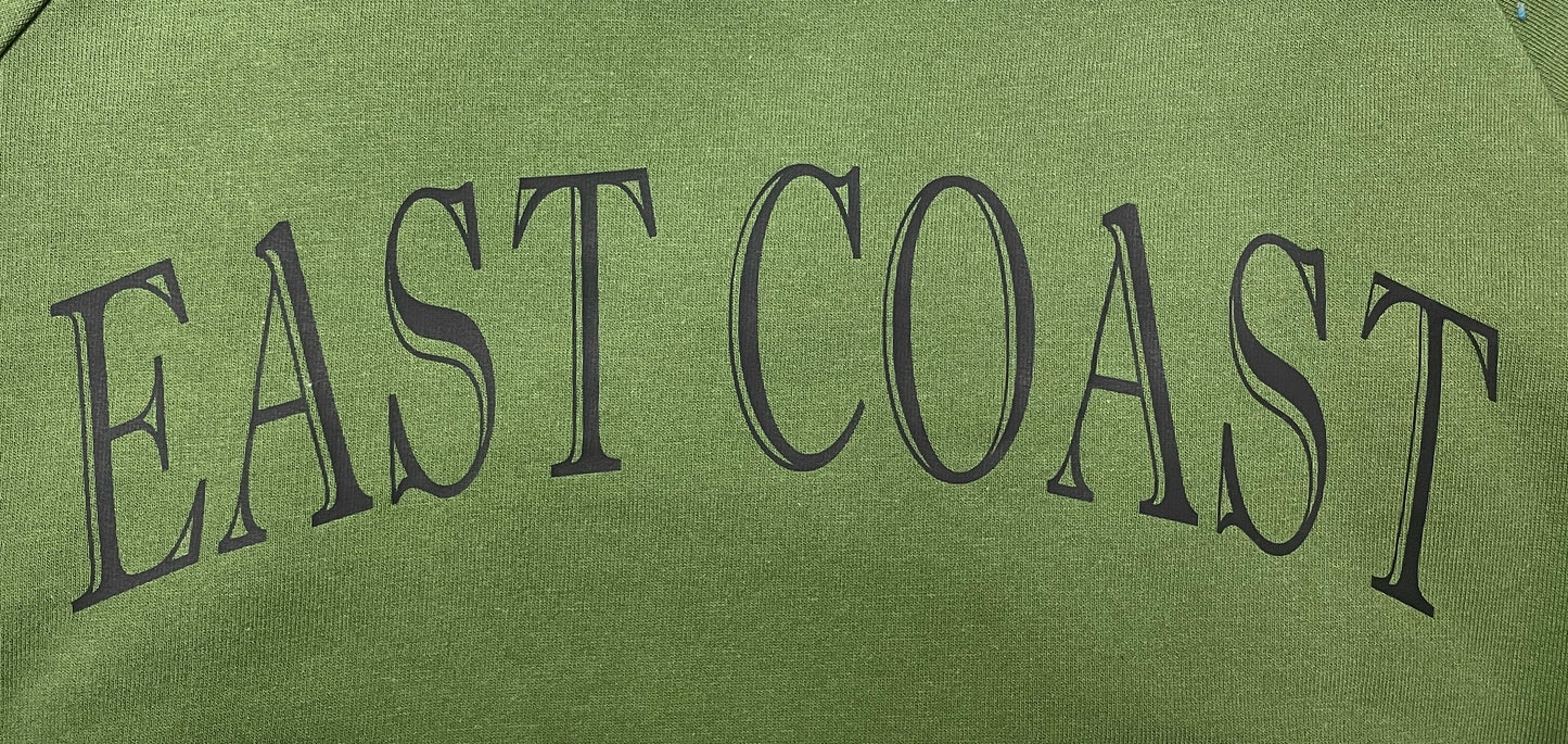 EAST COAST Graphic Sweatshirt Army Green/Black