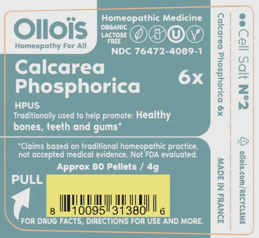 Olloïs Cell Salt #2 Calcarea
Phosphorica 6x-Organic & Vegan