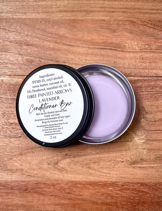 Conditioner bars in tins: Lavender