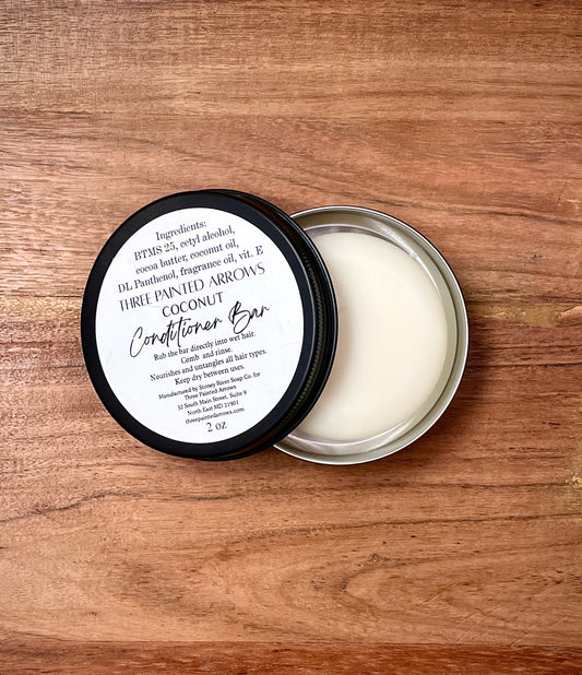 Conditioner bars in tins: Coconut