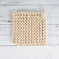 Cream Knit Potholder