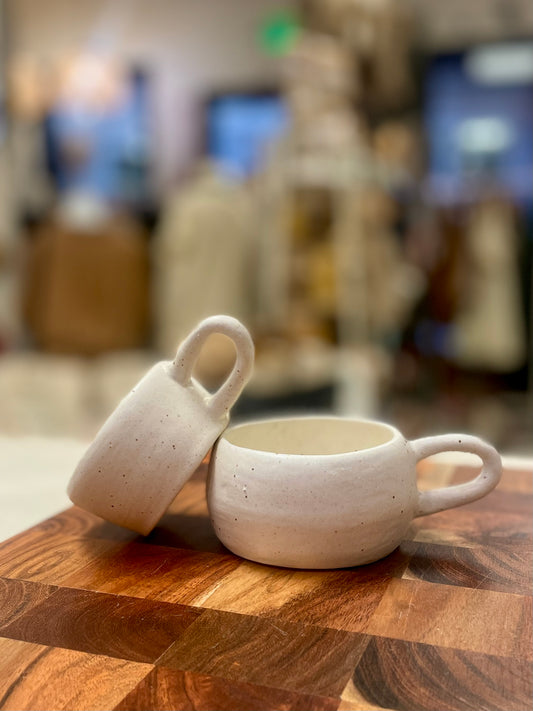 Speckled Espresso Mugs - Handmade