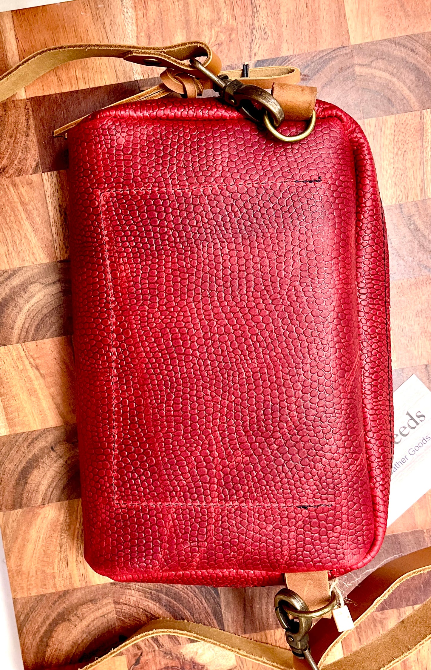 Cherry Leather Purse