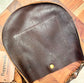 Leather Scoop Purse - Earthy Brown