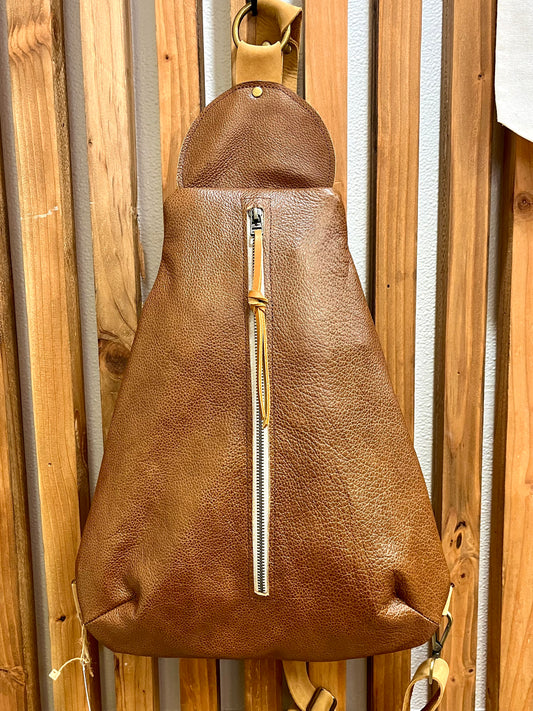 Leather Back Crossbody + Back Sling