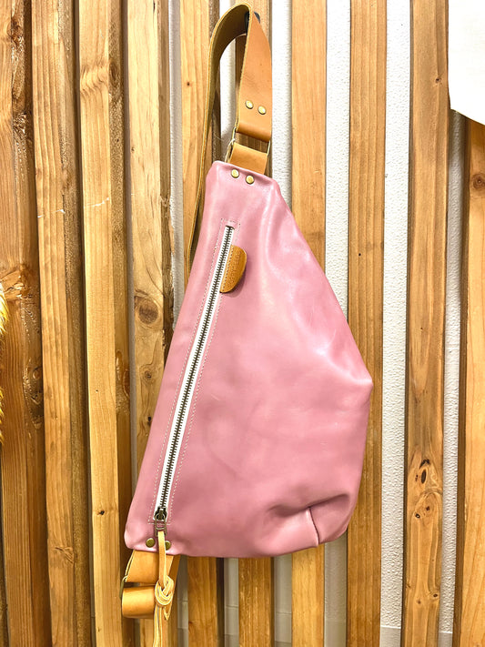 Lilac Leather Crossbody