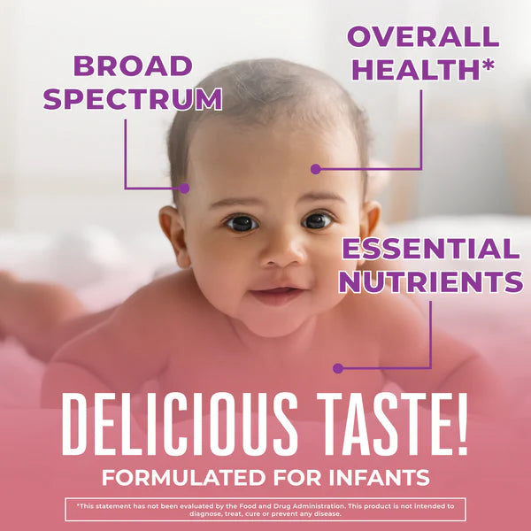 Organic Infant Multivitamin with Iron Liquid Drops