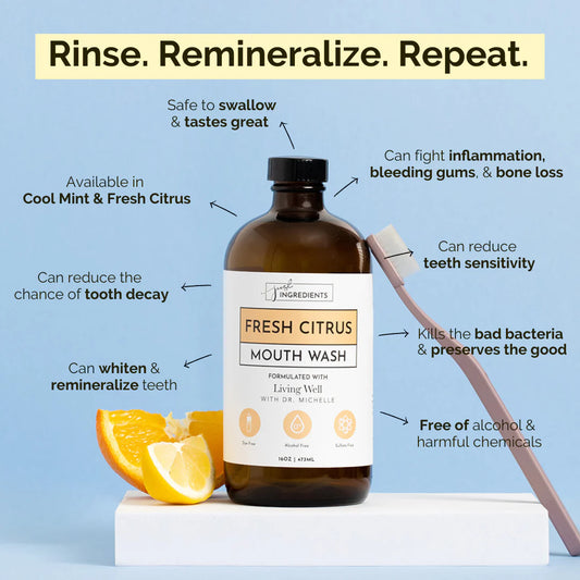 Remineralizing Mouth Wash (Fresh Citrus)