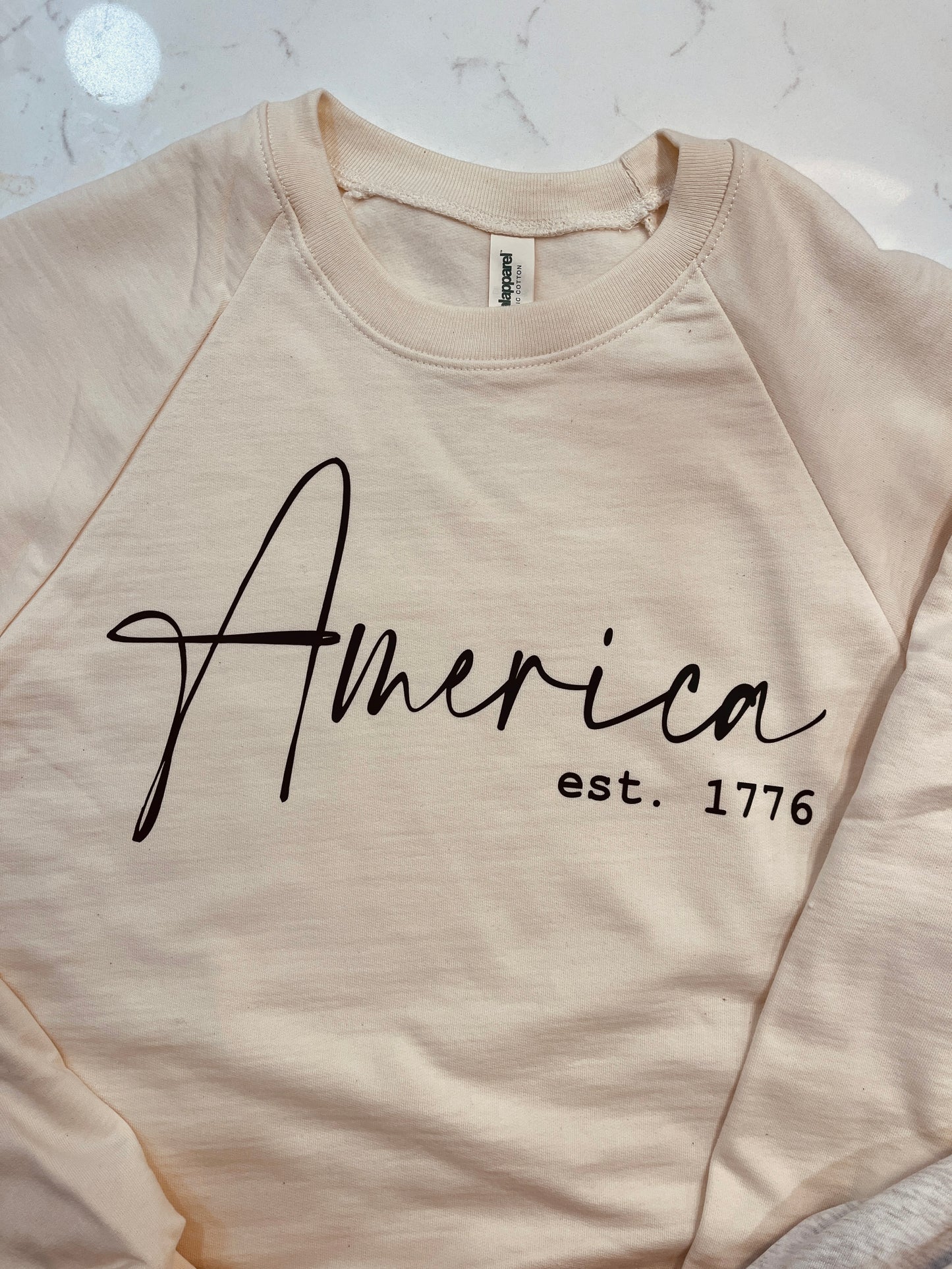 AMERICA EST. 1776 Graphic Crewneck