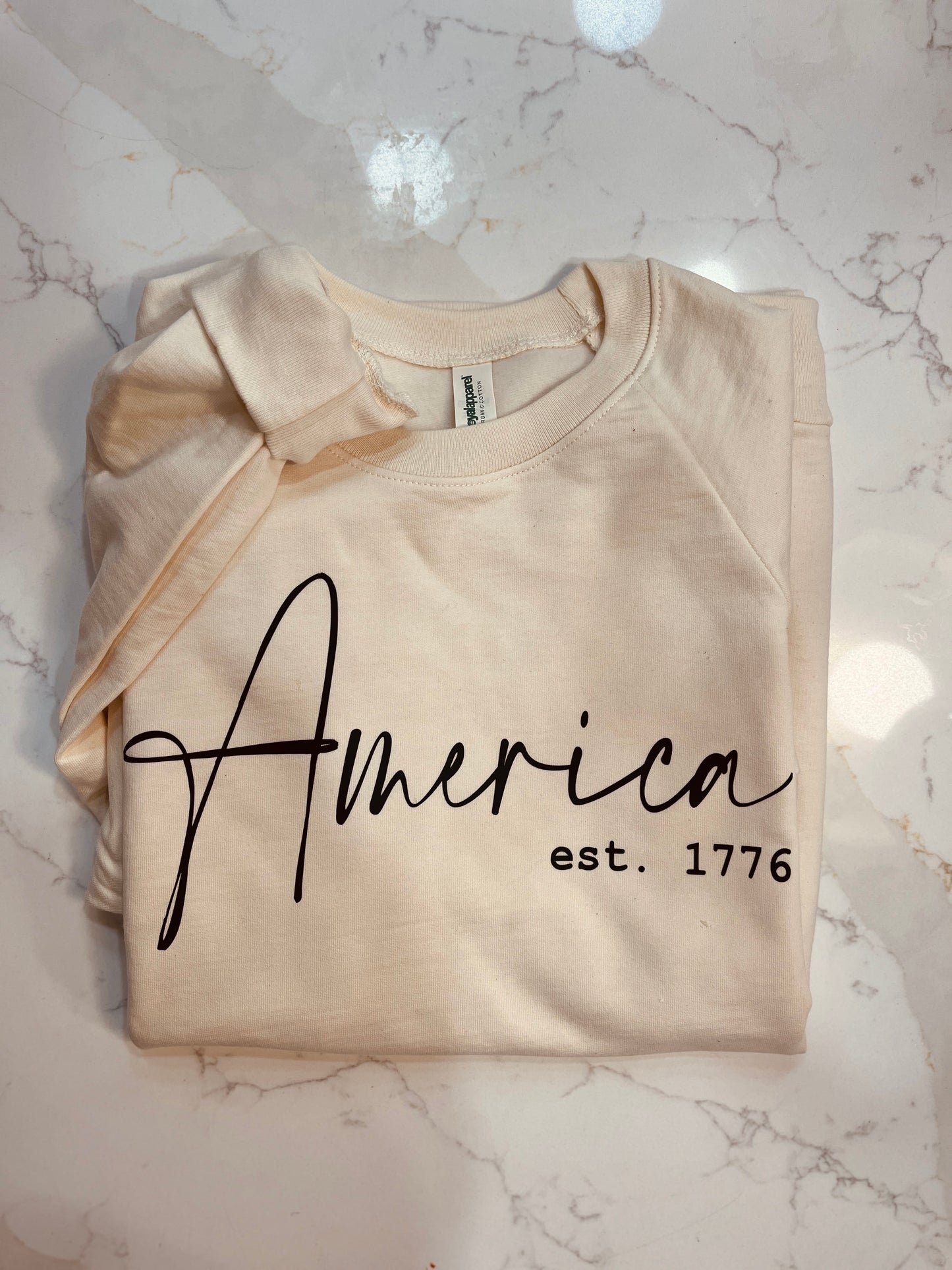 AMERICA EST. 1776 Graphic Crewneck