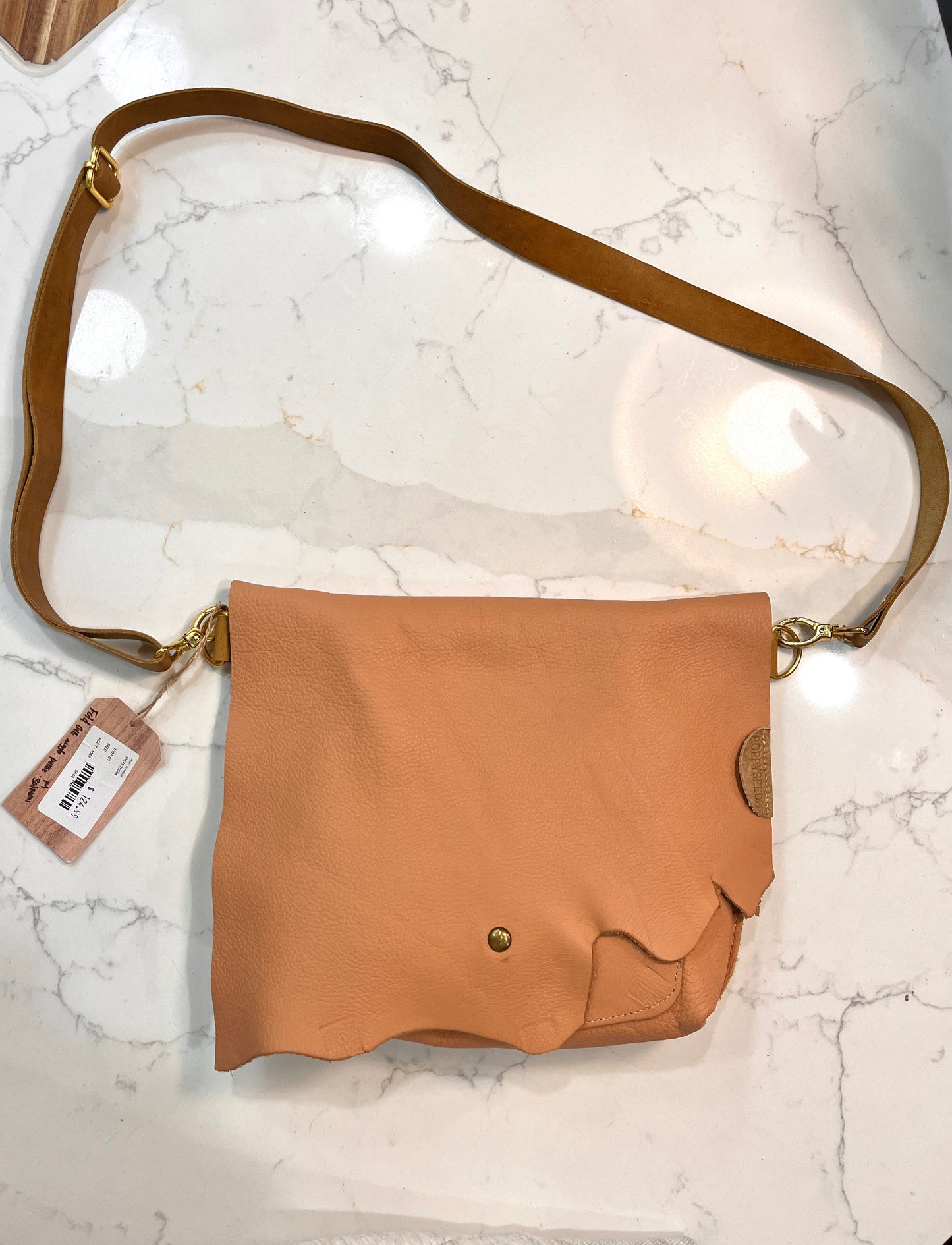 Fold-Over Wiggle Purse - Medium - Salmon