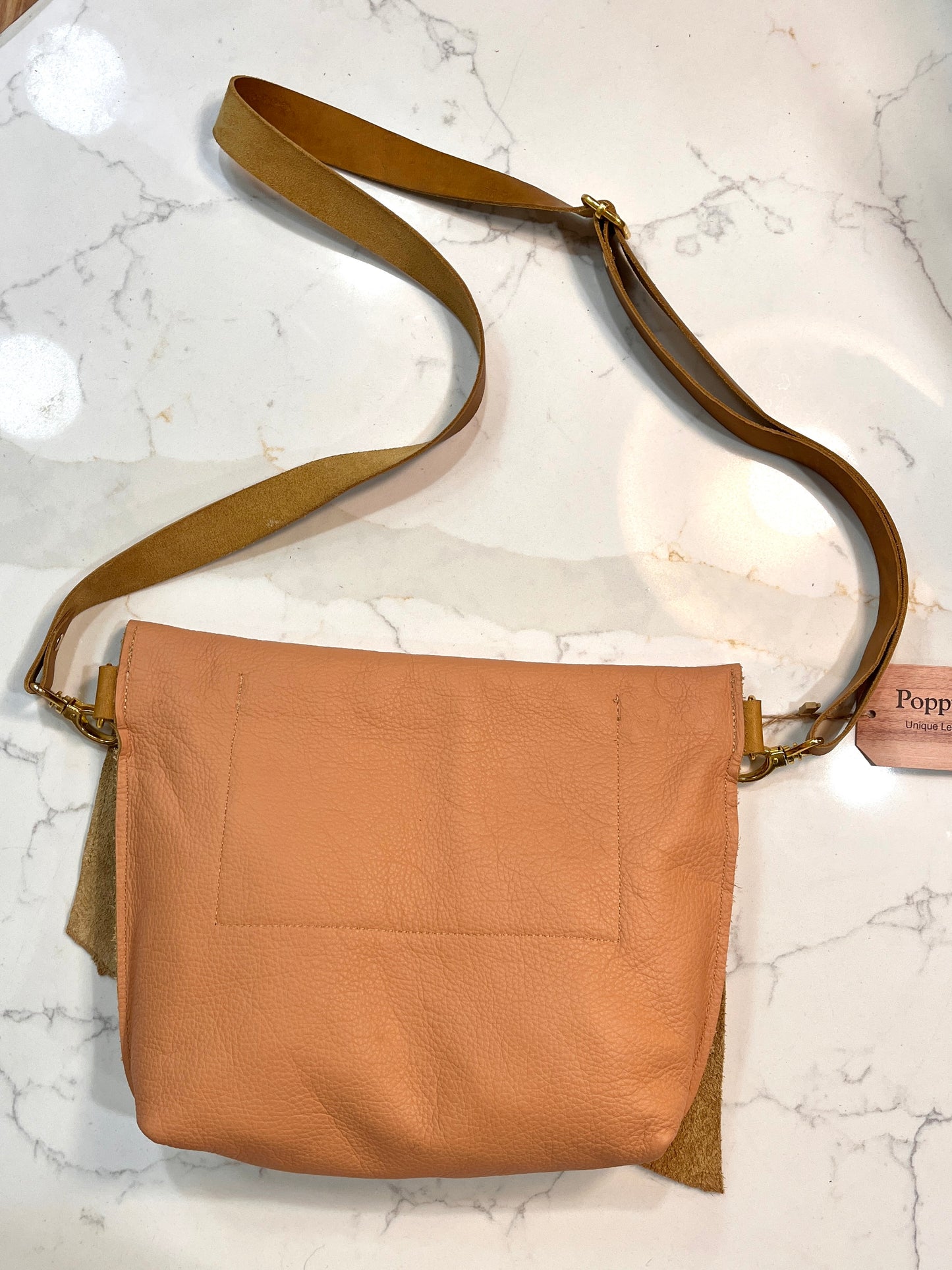 Fold-Over Wiggle Purse - Medium - Salmon