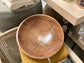 Crafted in India decorative wood bowl