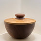 Locally Made 7”x5” Walnut Bowl+Sassafras Lid