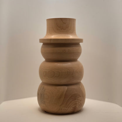 Locally Made Wooden Snowman