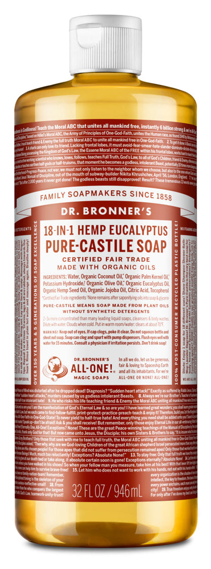 Dr Bronner's 18 in 1 Castile Soap