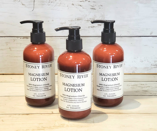 Magnesium Body Lotion - 8 oz pump bottles