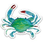 3" Clawdia Crab Sticker
