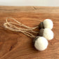Felt Acorn Christmas Ornaments | Eco-Friendly Holiday Decor