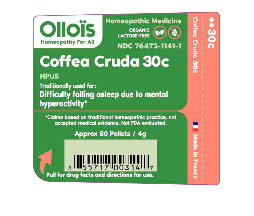 Olloïs Coffea Cruda 30C Vegan Organic kosher, 80 Pellets