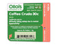 Olloïs Coffea Cruda 30C Vegan Organic kosher, 80 Pellets