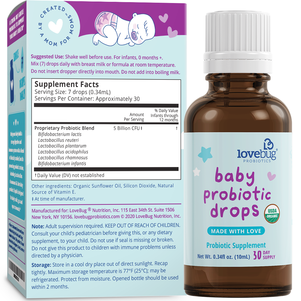 Organic Baby Probiotic Drops