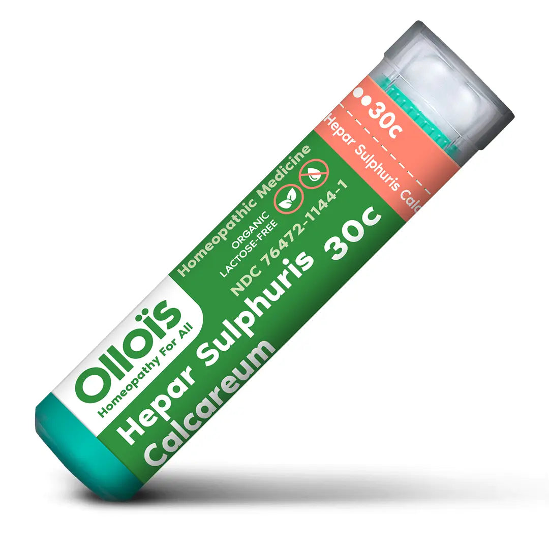 Olloïs Hepar Sulphuris Calcareum 30C Vegan Organic, 80 Pel.